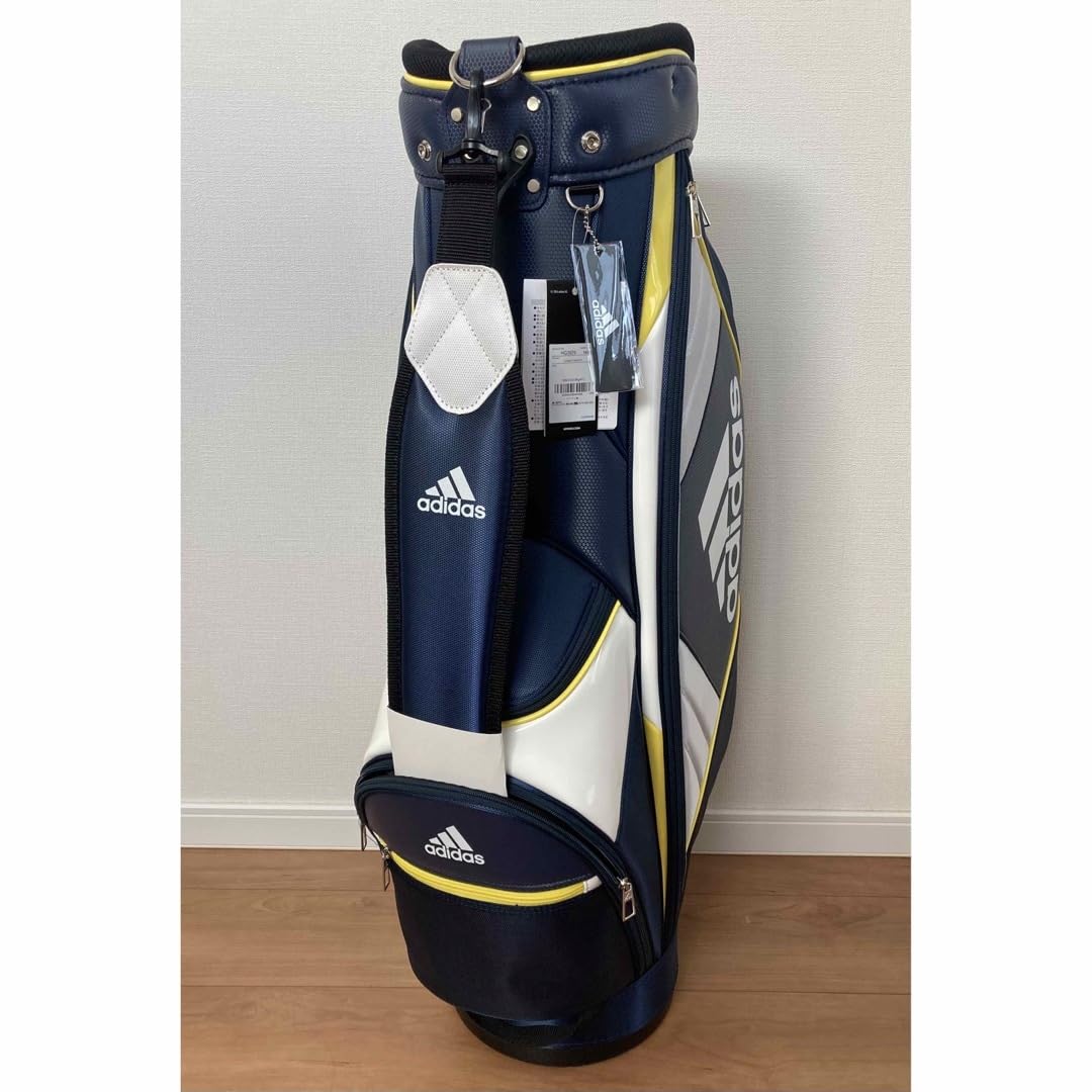 新品 アディダス マストハブ キャディバック 白紺 9型 47インチ 軽量